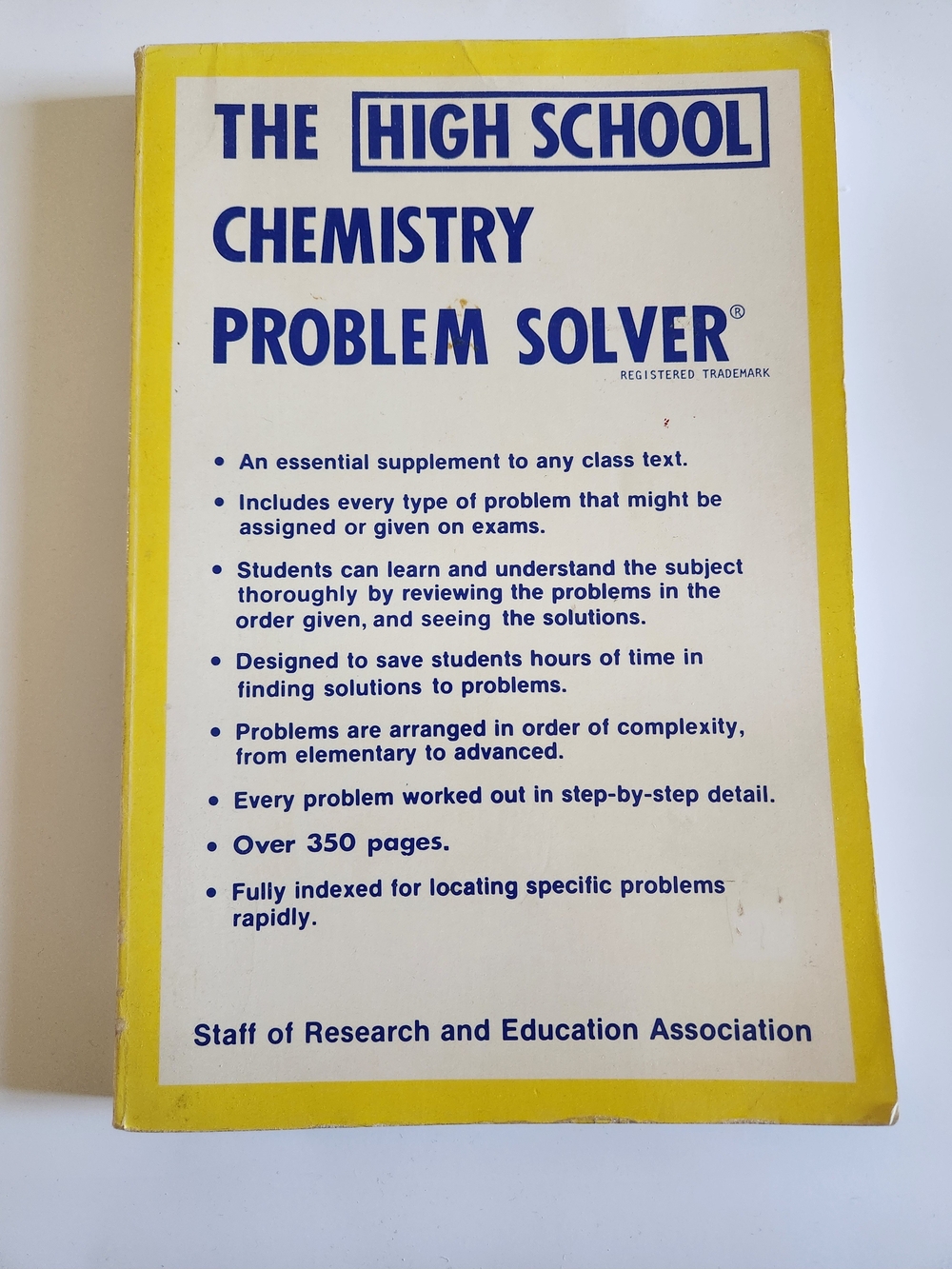 The High School Chemistry Problem Solver
